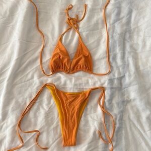 Orange Bikini Set